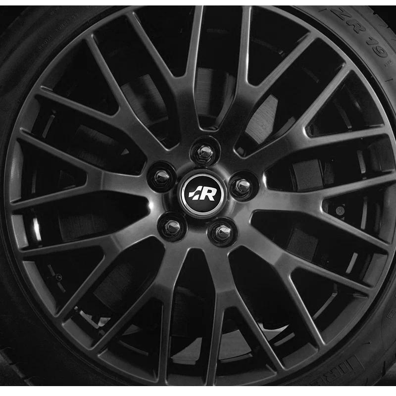2026 Горячие Для VOLKSWAGEN VW Автомобиля R Значок Колпачок Центральной Ступицы Колеса Наклейка Аксессуары Для Volkswagen VW R-line GTI Polo Golf Touareg