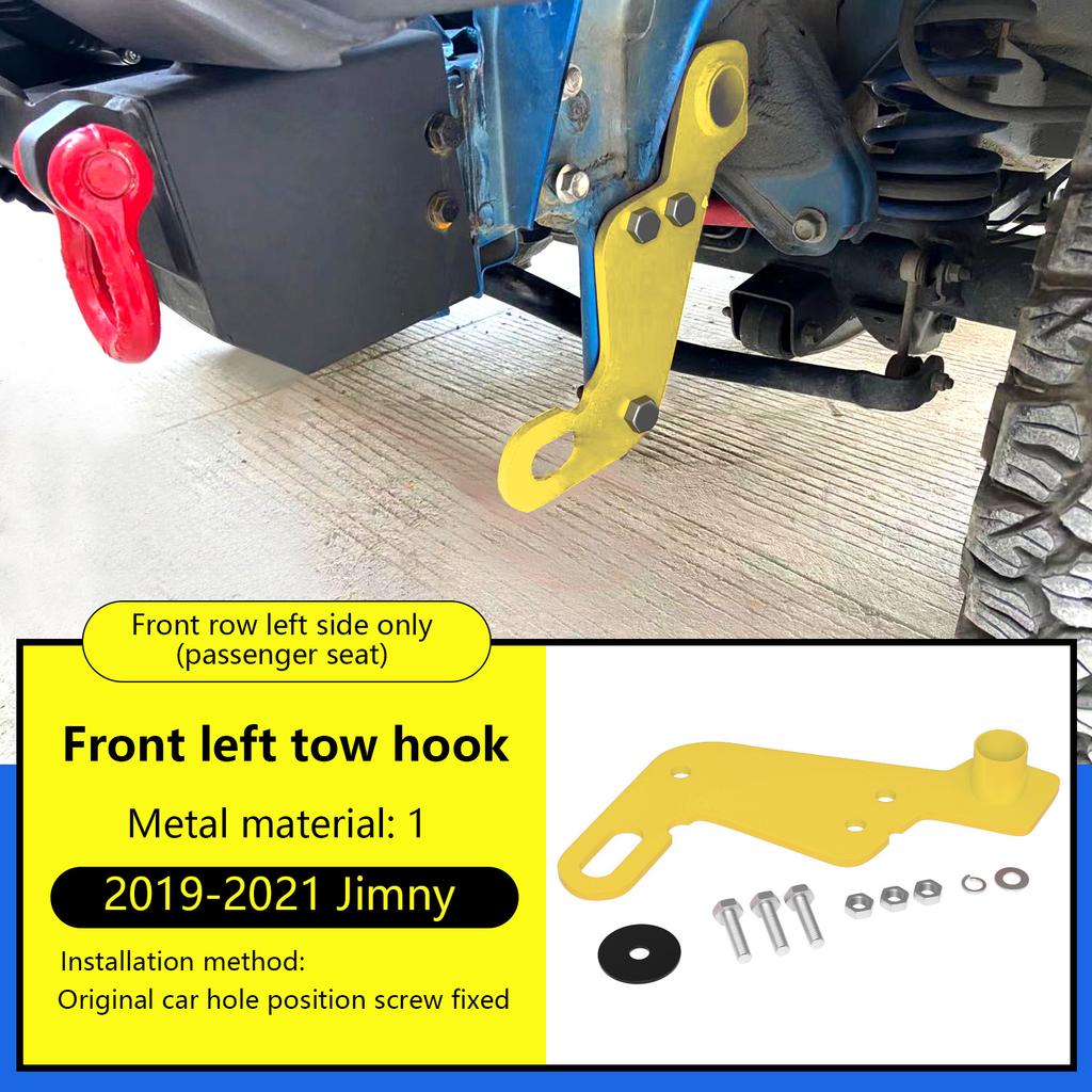Left Front Towing Hitch Trailer Hitch For Suzuki Jimny JB64W JB74 2019-2023