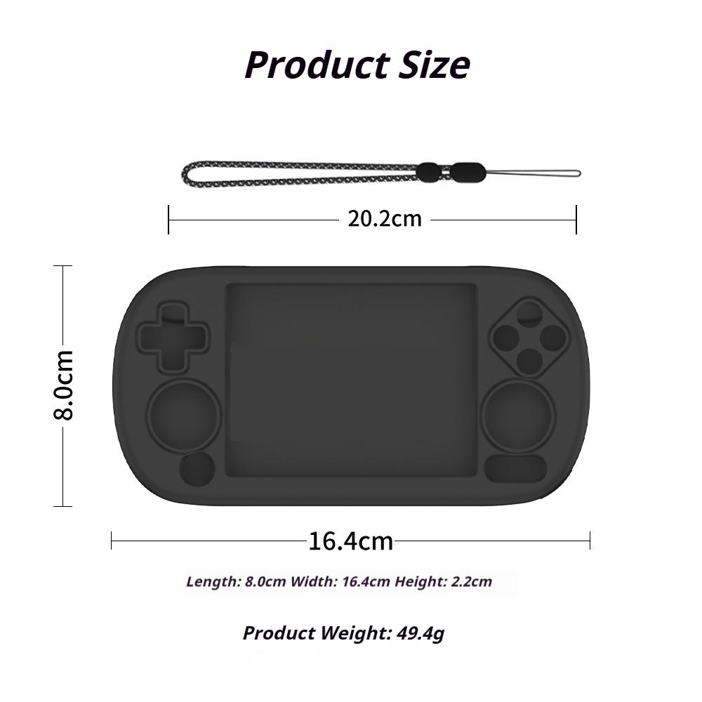 Silicone Case for Anbernic RG40XX H Console Soft Skin Case Cover Protective Shell Sleeve Anti-Scratch Protector Game Accessories