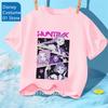 Toddler Girl Clothes Kpop Demon Hunters Cartoon Tee Shirt Funny Gift for Fans Harajuku Cool Kids T-shirts Summer Tops