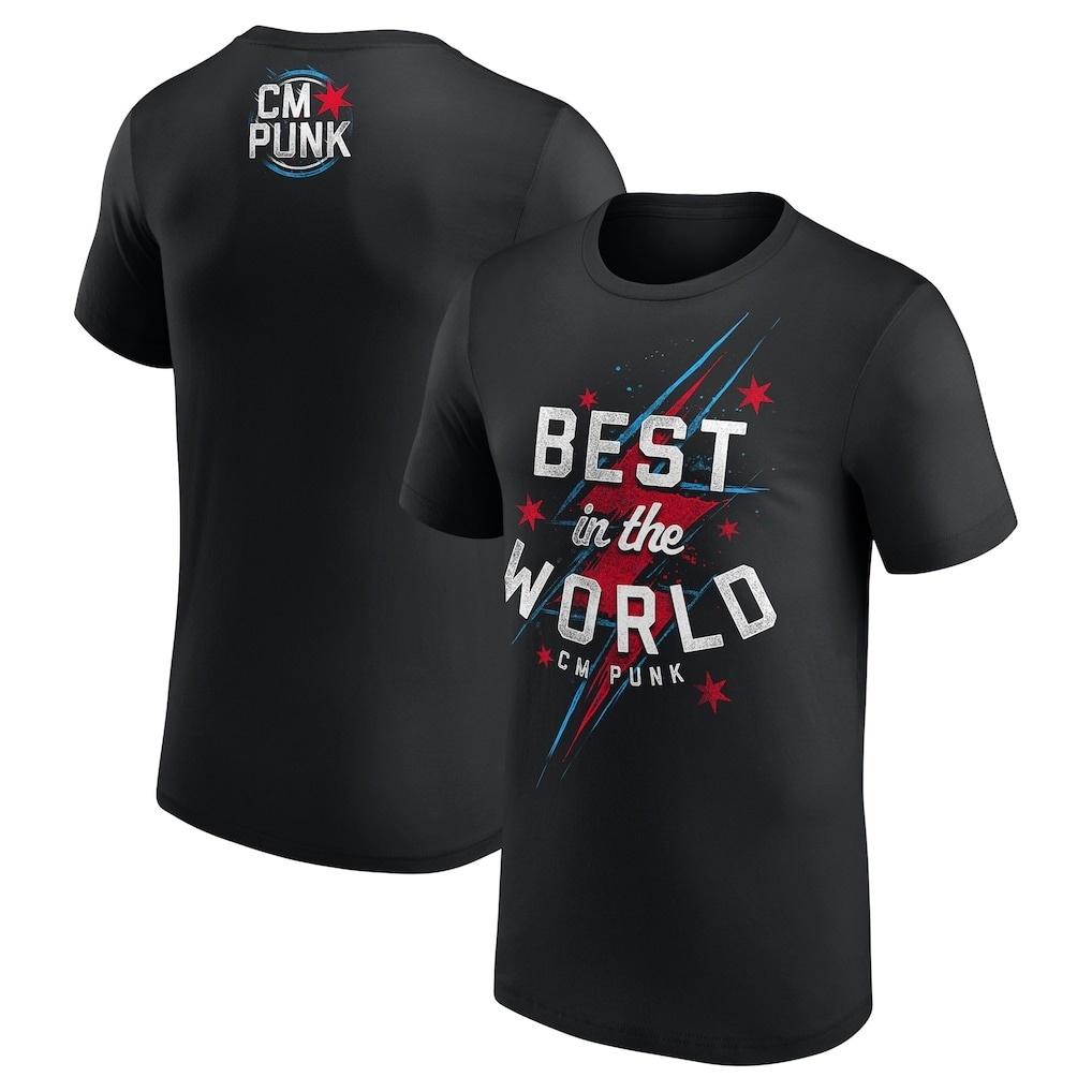 2026 CM Punk Винтажная Покерная Графика Хлопковая Мужская Рубашка Родительско-Детская Борцовская Рубашка Новая Y2k Горячая Распродажа Круглый Вырез Модная Мягкая Футболка...