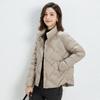 Feather New Women's 90 Down White Duck Down Down Rhombus Solid Color Simple Solid Color About Women's Down Jacket