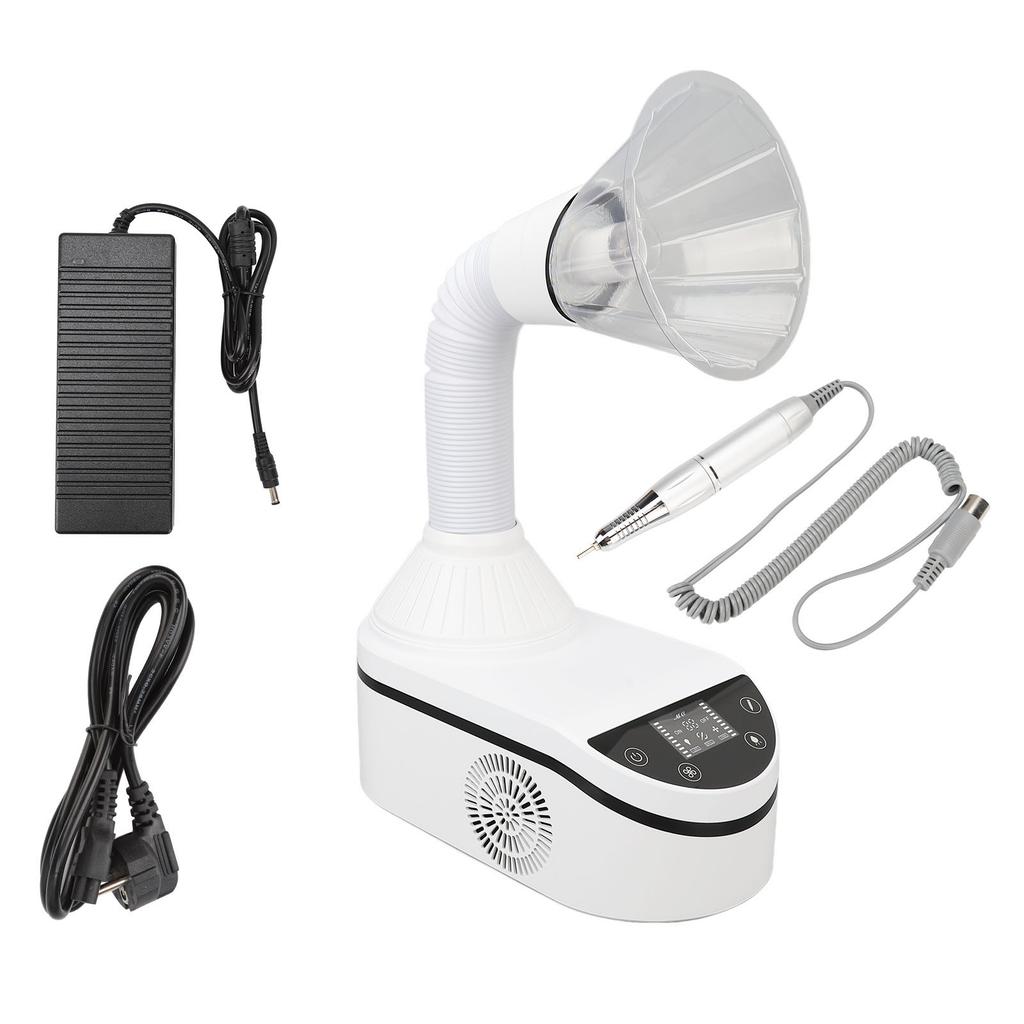 230W Nail Dust Cleaner Intelligent 2 In 1 Nail Drill Grinding Dust Collector Machine with Plastic