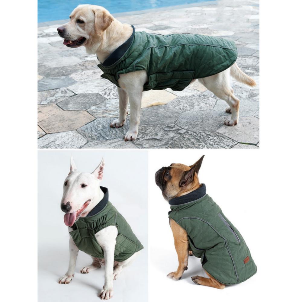 Зимние пальто для собак, одежда для собак для холодной погоды, ветрозащитная теплая куртка для собак в британском стиле для зимних пальто для собак,