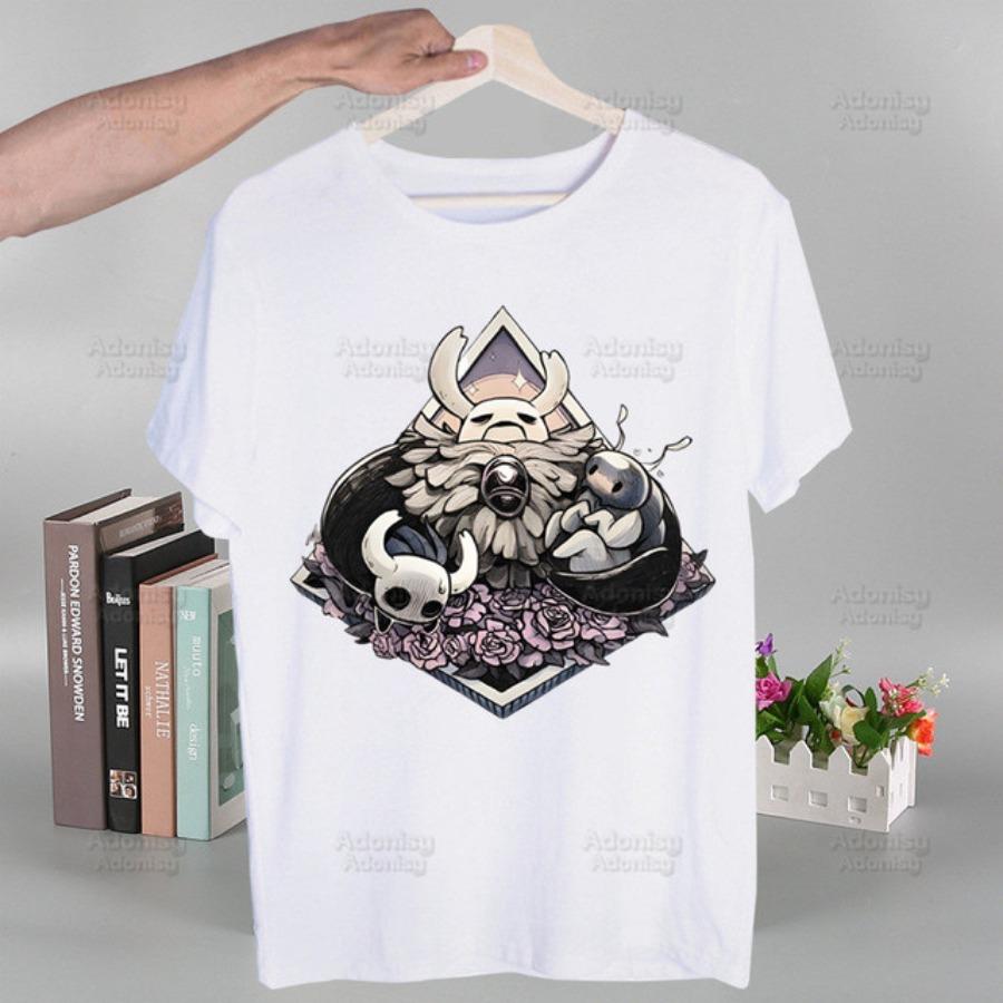 Hollow Knight T Shirt Fashion 3D Print Tshirt Summer Mens Novelty Short Sleeve Game Cartoon Men T-shirt Men Funny Tops