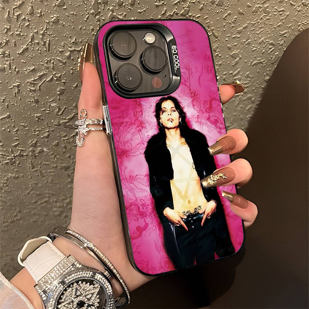 Чехол для телефона V-Ville H-HIM V-Valo для iPhone 15,17,11,14,13,16,12,E,Max,Plus,Air,Pro,Mini Черный матовый