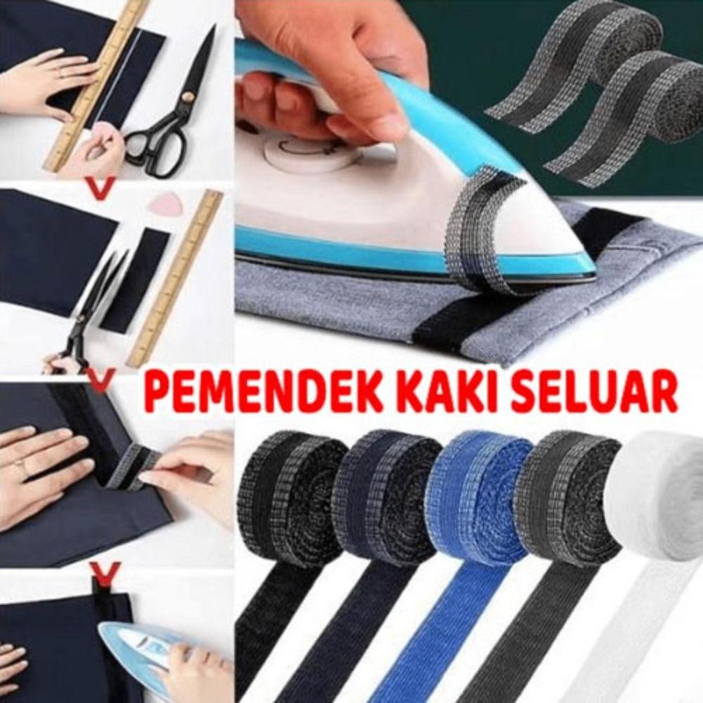 Инструменты для шитья своими руками Укоротить край брюк Самоклеящаяся лента Быстрая наклейка для подгибки без шитья
