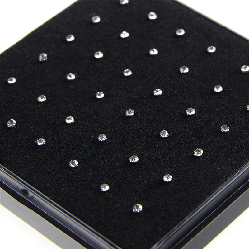 36X Кольцо для носа, косточка, гвоздик из нержавеющей стали, украшения для пирсинга тела