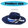 Breathable Wool Fedoras Hat with Wide Brim Feathers for Daily Wear Travel and Theme Parties Gathering Costume Headwear