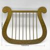 Lightweight Construction Plastic Harp Props Easy to Clean Simulated Instrument  Costume Accessories