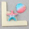 Gradient Shell Starfish Resin Charms Ocean Series DIY Hair Fridge Magnet Phone Case Shoe Buckle Craft Accessories