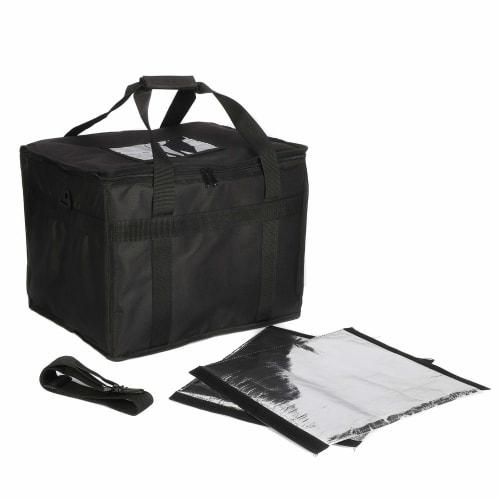 NUWAJP Insulated Food Delivery Bag, Thermal Delivery Bag, Cooler Eco Bag, Delivery Bag, Lunch Bag, Lightweight, Waterproof Eco Bag/Shopping Bag with T