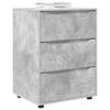 Storage Cabinet Concrete Grey 60 x 48 x 81 cm Engineered Wood