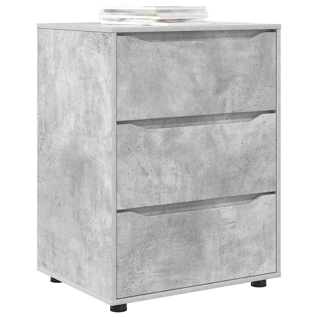 Storage Cabinet Concrete Grey 60 x 48 x 81 cm Engineered Wood