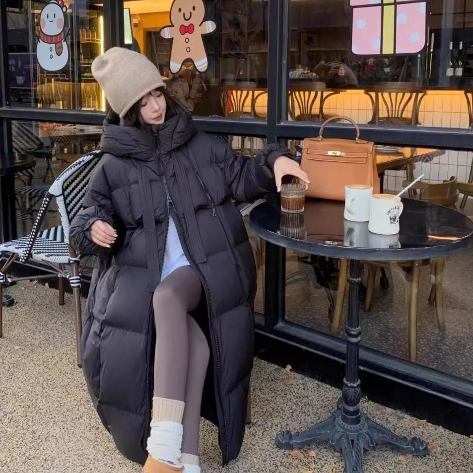 Women Cotton Padded Jacket Korean Lady Fashion Styles Puffer Coat Autumn Winter Female Loose Thicken Warm Long Parkas Clothes