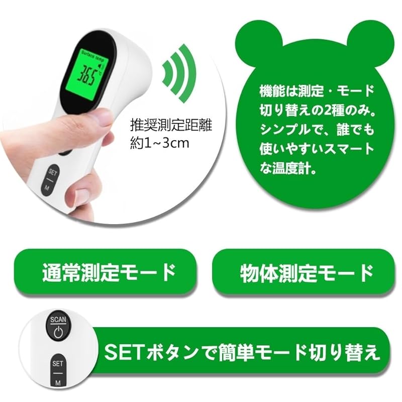 FIDAC Бесконтактный электронный термометр бесконтактный термометр бесконтактный Инфракрасный: 1 секунда измерения 32 раза зафиксировано бесконтактным термометром