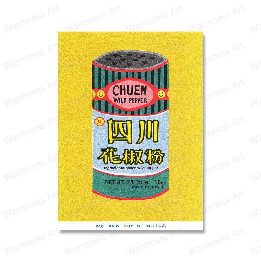 Японский розовый лимонный сок, цветущие чернила, консервированные сардины, помидоры, настенная живопись, скандинавский постер и принты, декор для гостиной, без рамки