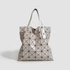 New Spring and Summer Fashion Six Grid Shoulder Bag Diamond Folding Geometric Bag Versatile Diamond Hand Tote Bag