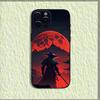 Японский Бусидо Самурай Чехол для Телефона Для iPhone 16,15,14,13,12,11,Pro,X,XS,Max,XR,Plus,Mini Мягкий Черный Чехол
