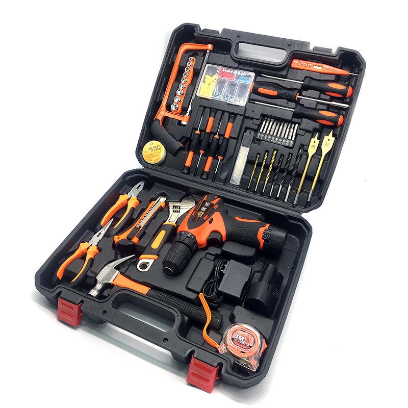 Fuxing FX355 12V Cordless Drill 117-Piece Tool Kit CN plug (adapter included)