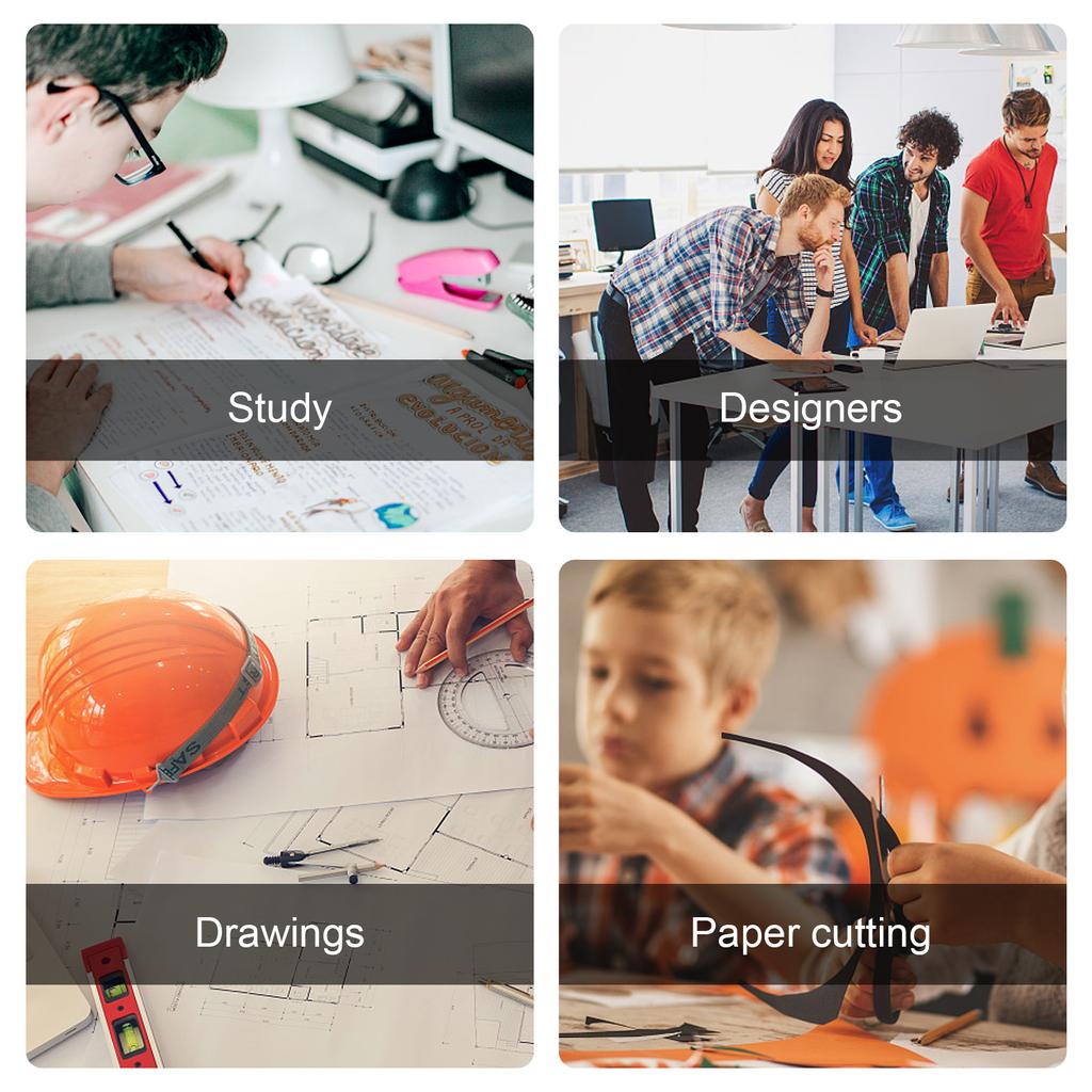 Геометрический шаблон. Пластиковая измерительная линейка. Круги. Рисунок формы. Трафареты.