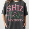 Shiz University Shirt Est 1995, Retro Wicked Movie Tee, Elphaba and Glinda Pink Green Collegiate T-Shirt, Comfort Colors Witchy Gift