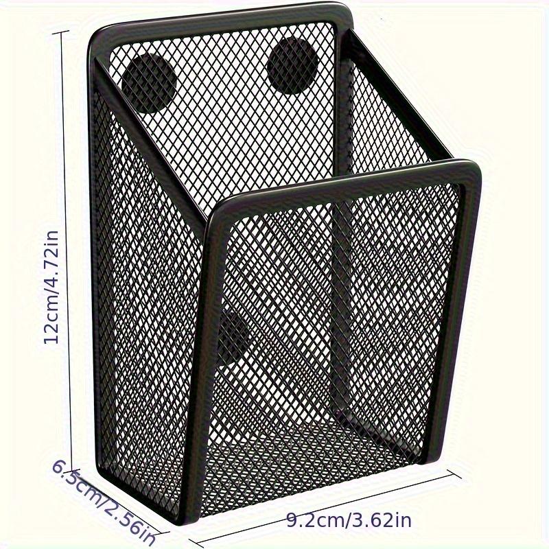 Magnetic Mesh Stainless Steel Pencil Holder: Organize Your Office Or Home with Style