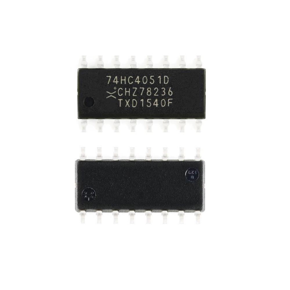 10 шт. 74HC4051D SOP-16 74HC4051 SMD 8-канальный аналоговый мультиплексор/демультиплексор SN74HC4051DR 8-канальный аналоговый мультиплексор/демультиплексор