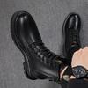 Trendy Autumn/Winter Men's High-Top Martin Boots In British-Korean Style