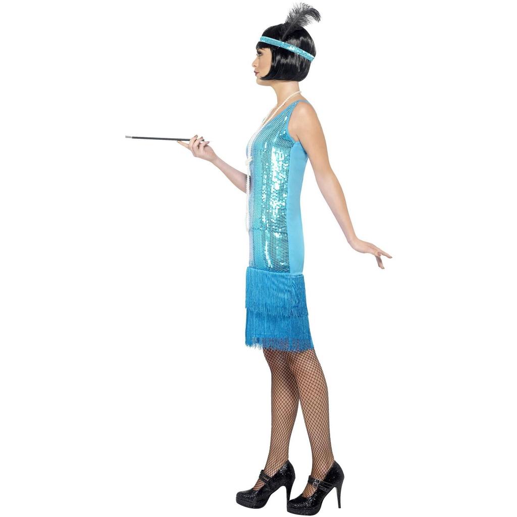 Smiffys Womens/Ladies Flirty Flapper Costume Set