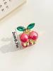 1 шт. Модные мини-милые заколки для волос с вишнями для женщин, аксессуары для волос