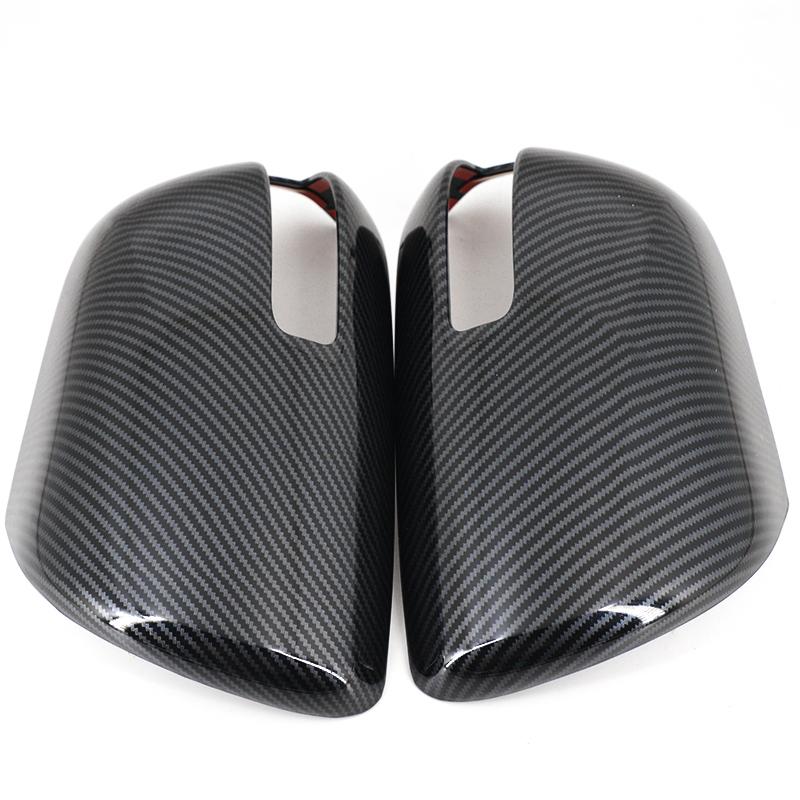 For Toyota Noah Voxy Esqui NAV1 2007-2013 car black carbon fibre with turn signal Rearview mirror cover trim 2008 2009 2010 2011