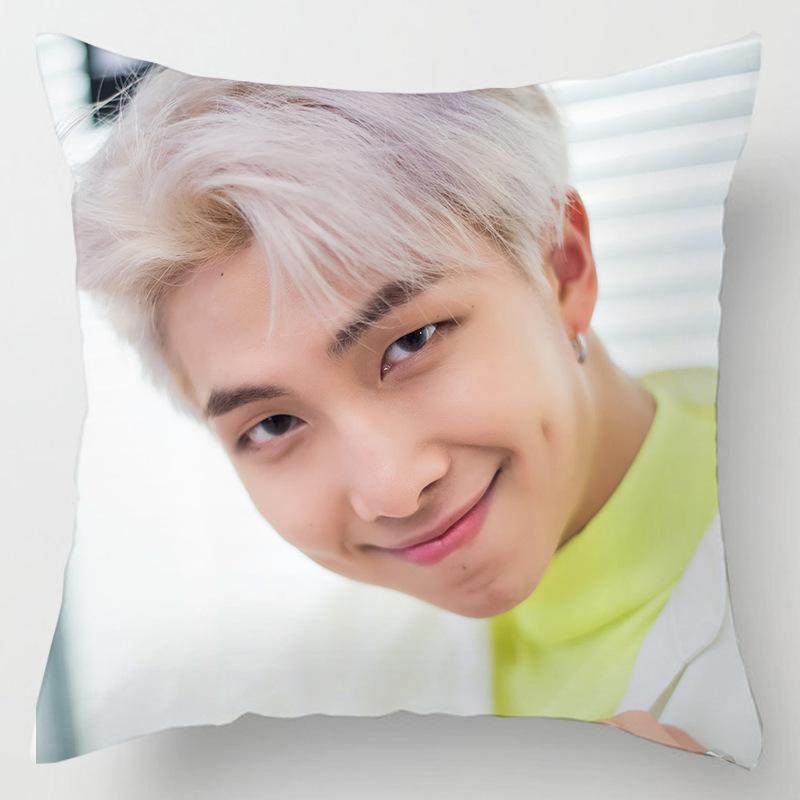 Уютная 45см Kpop Bts Bangtan Boys Наволочка Декоративная Мягкая Наволочка Для Дома