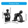 360 Degree Adjustable Rotation Phone Brackets Adhesive Base 17mm Ball Joint Adapter For Handfree Video Calls
