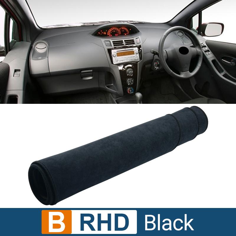 Для Toyota Yaris Vitz 2006 2007 2008 2009 2010 2011 Крышка приборной панели автомобиля Защита от света Солнцезащитный козырек Коврики с защитой от ультрафиолета Нескользящие коврики