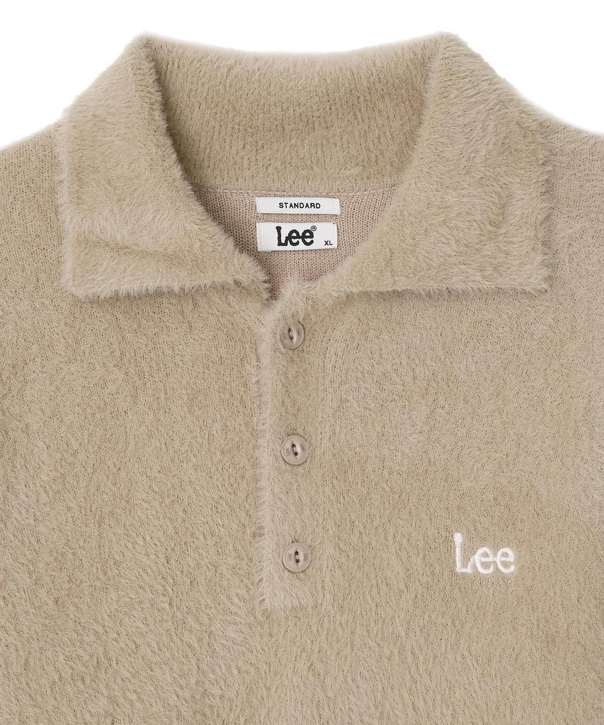 LEE Hairy Collar Knit Beige