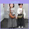 Stylish Trendy Children's Shoulder Bag Cute Horn Shaped Nylon Crossbody For Kids