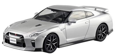 Aoshima Bunka Kyozai Серия The Snap Kit Nissan Ultimate Metal Silver Пластиковая модель 1/32 GT-R Предварительно окрашенный 07-D