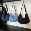 Crossbody Bag Vintage Handbag Shoulder Bag Simple Tote Bag Fashionable Denim Canvas Bag  Travel