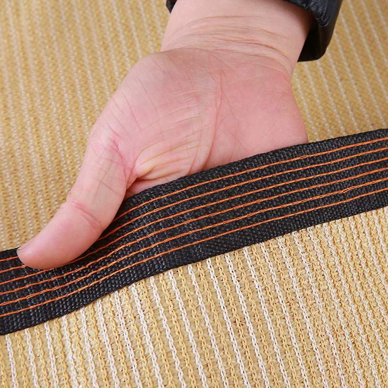 Уличная Защита от УФ Лучей Хаки HDPE 150GSM Солнцезащитная Сетка Защита от Солнца Садовый Растениеводческий Навес Садовые Постройки Солнцезащитный Навес Беседка Тент