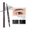 Dual-Ended Eyebrow Pencil with Triangular Tip & Brush - Perfect for All Skin Types