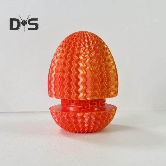 3D-печатное яйцо-лабиринт, игрушка для снятия стресса, образовательный лабиринт, ящик для хранения яиц, контейнер, игрушка-непоседа, домашний офис, пасхальное украшение