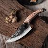 2 Stainless Steel Forged Kitchen Knife Butcher Knife Chef Sliced Boning Knife Barbecue Fishing Knife with Sheathed Kitchen Tools