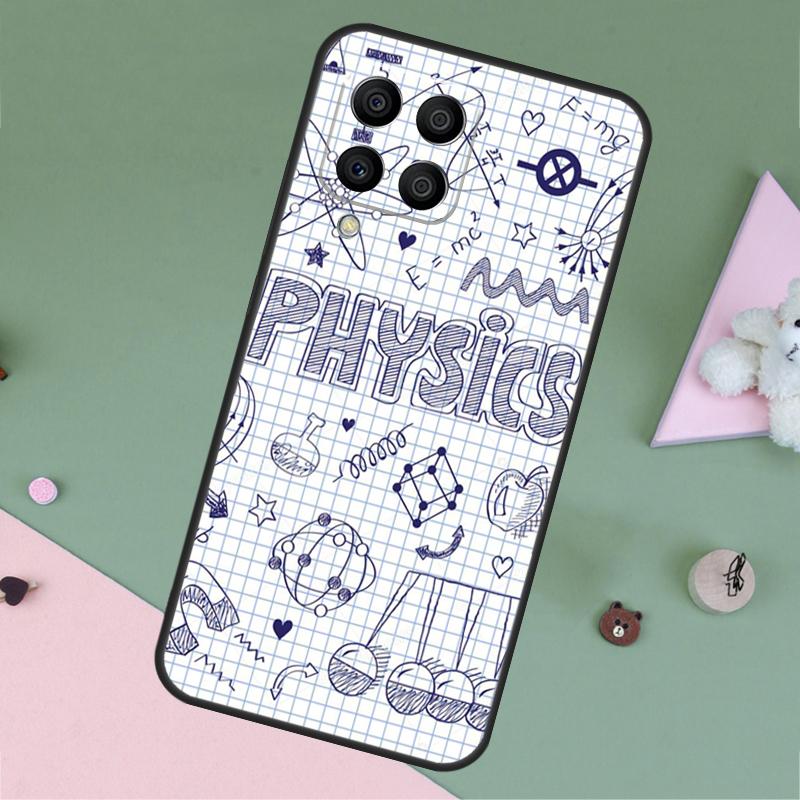 Physics Math Formula Equation For Samsung Galaxy M13 M33 M53 M16 M06 M12 M14 M15 M35 M55 M34 M54 M21 M31 M11 M32 M52 Case