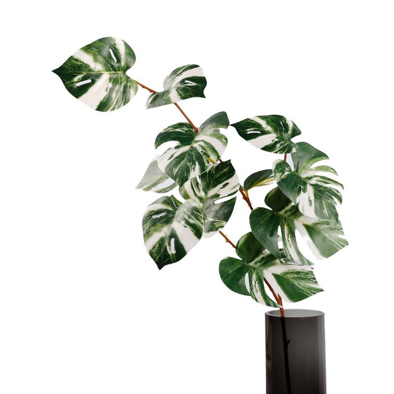 Oulifei 3-Prong Mini Turtle Artificial Leaf Plant
