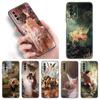 Чехол для телефона с художественной росписью в стиле Ренессанс для Xiaomi Redmi Note 11 10 9 8 Pro 11T 5G 10T 10S 9S 9T 9i 9C 9A 8T, мягкий черный чехол из ТПУ