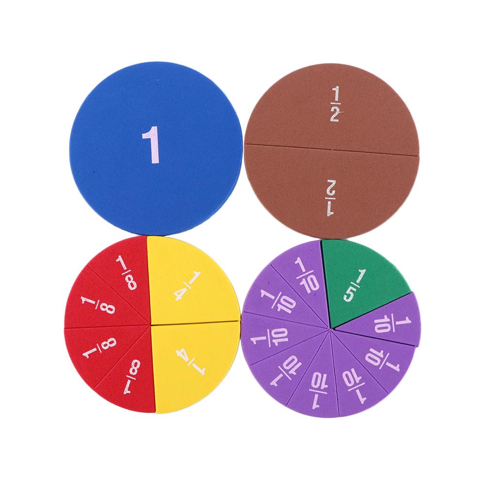 Math Learning Tool Fraction Instrument Demonstrator Math Teaching Montessori Educational Fraction Educational