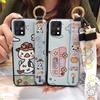 Durable Cartoon Phone Case For UMIDIGI A11 Pro Max Anti-dust Protective Shockproof Soft Case Wristband Ring Kickstand
