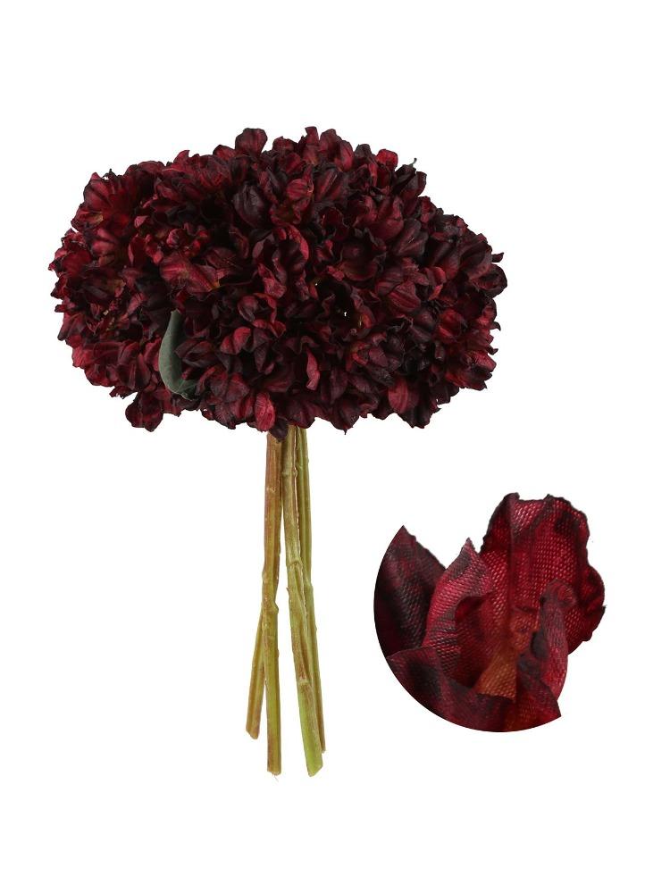 4 шт. Большие винтажные сушеные гортензии из шелка Искусственные цветы Поддельные цветы Свадебные украшения для церемонии Центральные украшения Цветочная композиция Цветочная композиция