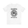 Dharma Tees DHARMA Initiative 1977 Телешоу LOST Хлопковая футболка с принтом 8997 Фан телешоу Lost Ретро подарок Сериал Lost